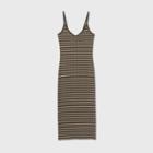 Women's Striped Sleeveless Knit Dress - Wild Fable Olive