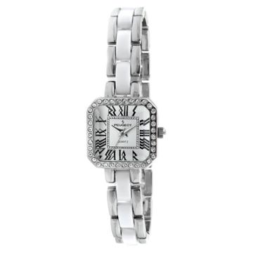 Peugeot Watches Peugeot Women's Acrylic Link Crystal Accented Watch -