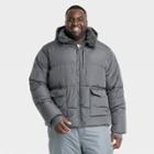 Men's Big Heavy Puffer Jacket - All In Motion Gray