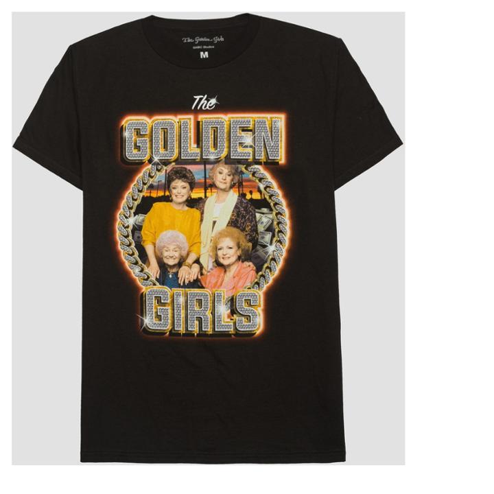 Men's The Golden Girls Short Sleeve Graphic T-shirt - Black