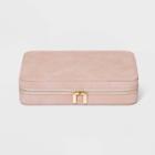 Large Zippered Case - A New Day Pink