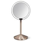 Simplehuman 5 Led Light Sensor Makeup Mirror 10x Magnification Stainless Steel - Rose Gold