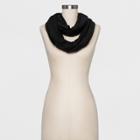 Women's Jersey Loop Scarf - A New Day Black