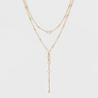 Sugarfix By Baublebar Embellished Layered Necklace - Gold, Girl's