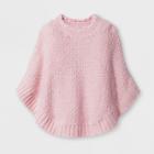 Toddler Girls' Valentine's Day Crew Neck Poncho Sweater Cat & Jack Restful Pink
