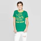 Target Women's Stranger Things Camp Know Where Short Sleeve T-shirt (juniors') - Green