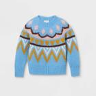 Girls' Fair Isle Pullover Sweater - Cat & Jack Blue