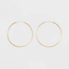 Target Gold Over Sterling Silver Endless Hoop Fine Jewelry Earrings - A New Day Gold