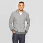 Men's Casual Fit Full-zip Hooded Sweatshirt - Goodfellow & Co Thundering Gray