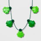 Target Light Up Clover Necklace - Green