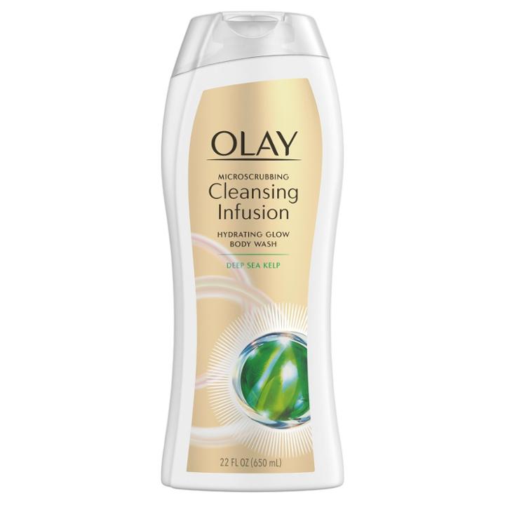 Olay Cleansing Infusion Natural Glow With Deep Sea Kelp Body Wash