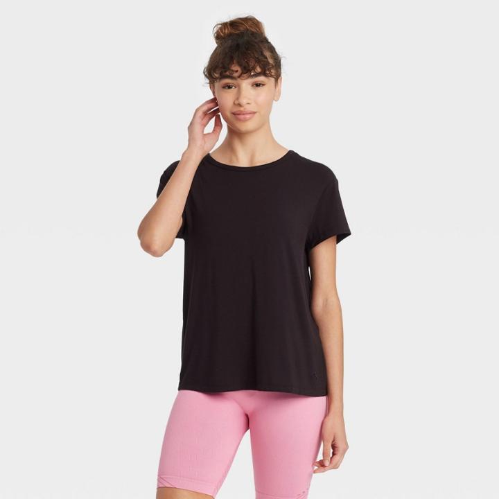 Women's Scoop Back T-shirt - Joylab Black