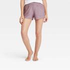 Women's Mid-rise Knit Shorts 3.5 - All In Motion Heathered Purple
