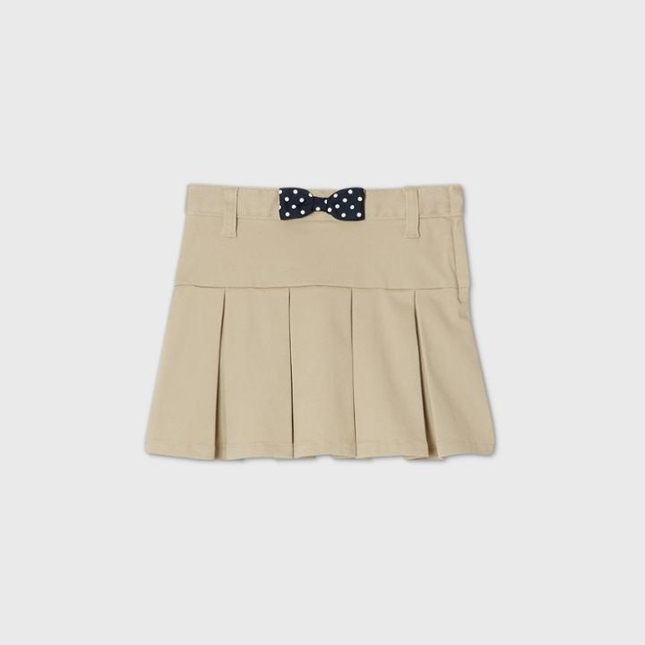Toddler Girls' Stretch Uniform Twill Skorts - Cat & Jack Beige