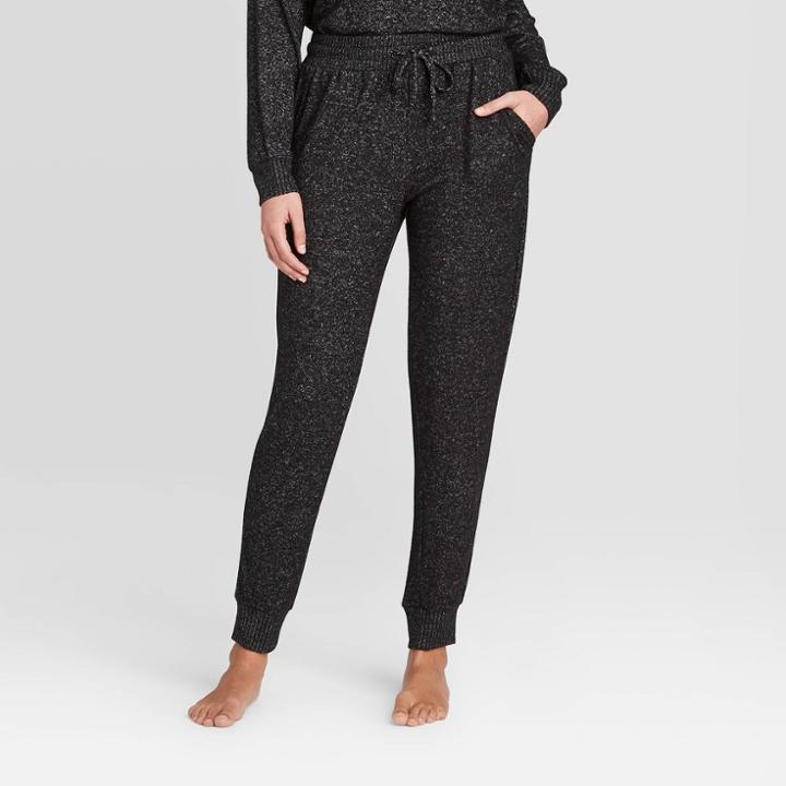Women's Perfectly Cozy Lounge Jogger Pants - Stars Above Dark Gray