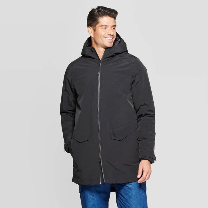 Men's Heavyweight Parka Jacket - C9 Champion Black M,