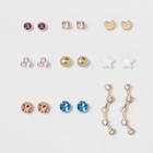 Mixed Stone And Star Multi Earring Set 9ct - Wild Fable,