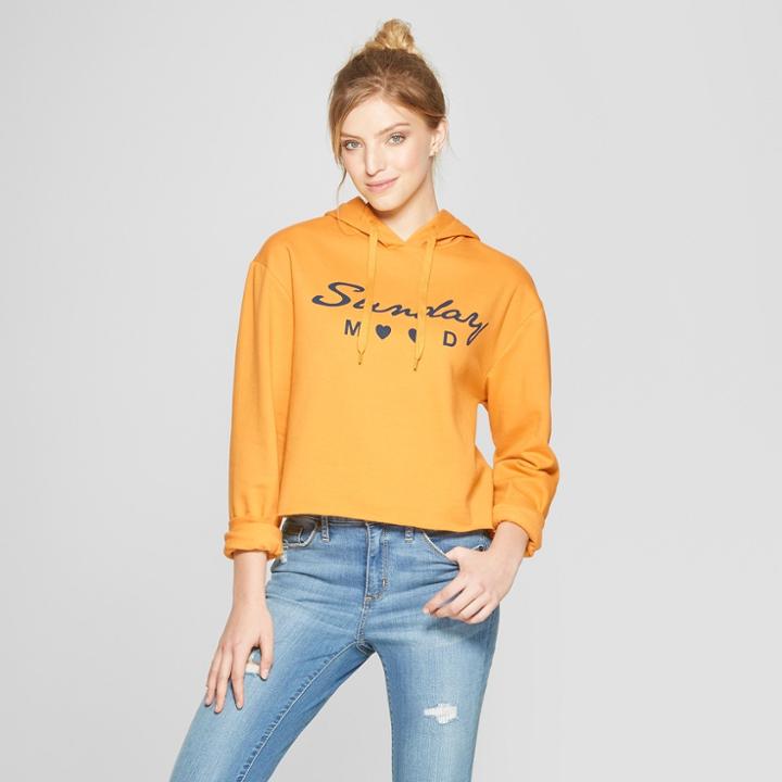 Women's Sunday Mood Hoodie Sweatshirt - Freeze Yellow