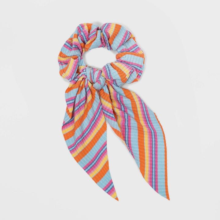 Stripe Jersey Scarf Hair Twister - Wild Fable