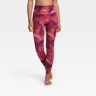 Women's Contour Power Waist High-waisted Leggings 26 - All In Motion Cranberry
