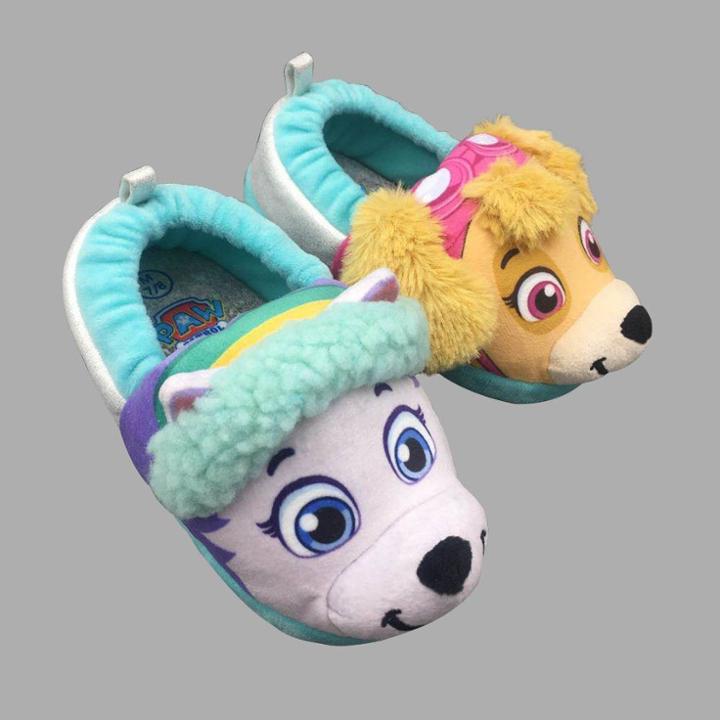 Girls' Paw Patrol Slide Slippers - Turquoise