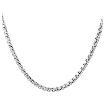 Men's West Coast Jewelry Stainless Steel Box Chain Necklace,