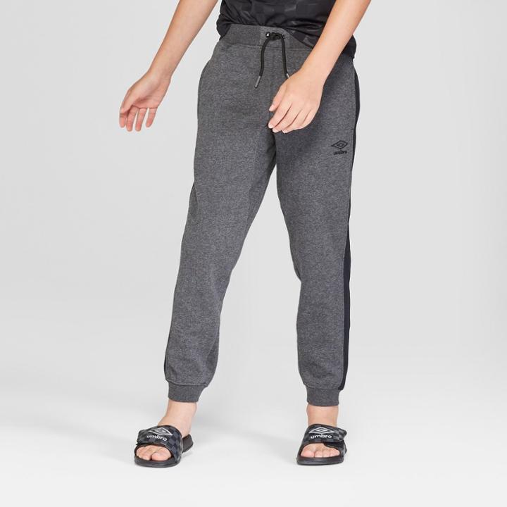 Umbro Boys' Classic Fleece Jogger - Dark Grey Heather