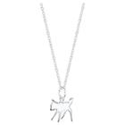 Disney Sterling Silver Bambi Necklace Silver (18.6), Women's