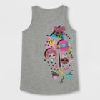 Girls' L.o.l. Surprise! Time To Shine Tank Top - Heather Gray