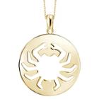 Target Cancer Zodiac Pendant Necklace - 18, Girl's, Yellow