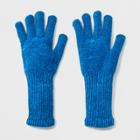 Women's Chenille With Extended Cuff And Tech Touch Gloves - A New Day Blue