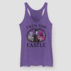 Fifth Sun Women's Disney Princess Run This Castle Tank Top - (juniors') Purple
