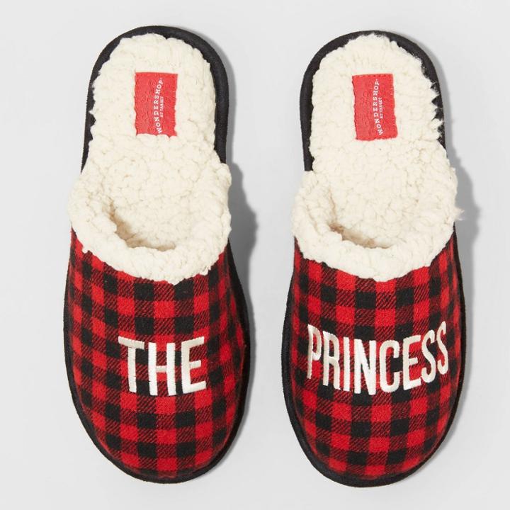 Women's Family Sleep Princess Slippers - Wondershop Red