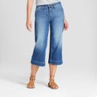 Women's High-rise Wide Leg Crop Jeans - Universal Thread Medium Wash