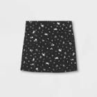 Girls' Notch Front A-line Skirt - Art Class Black