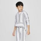 Boys' Long Sleeve Pullover - Art Class Gray S (6-7), Blue Gray