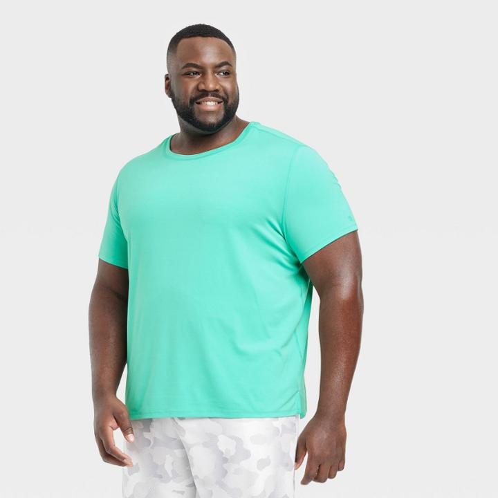 Men's Big Short Sleeve Performance T-shirt - All In Motion Synergy Green