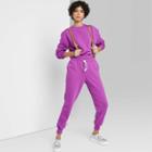 Women's High-rise Sweatpants - Wild Fable Purple