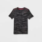 Boys' Short Sleeve Athletic T-shirt - All In Motion Black