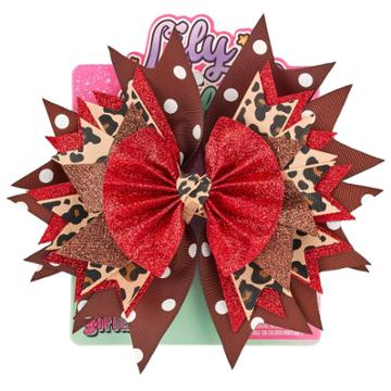 Lily Frilly Hair Bow -