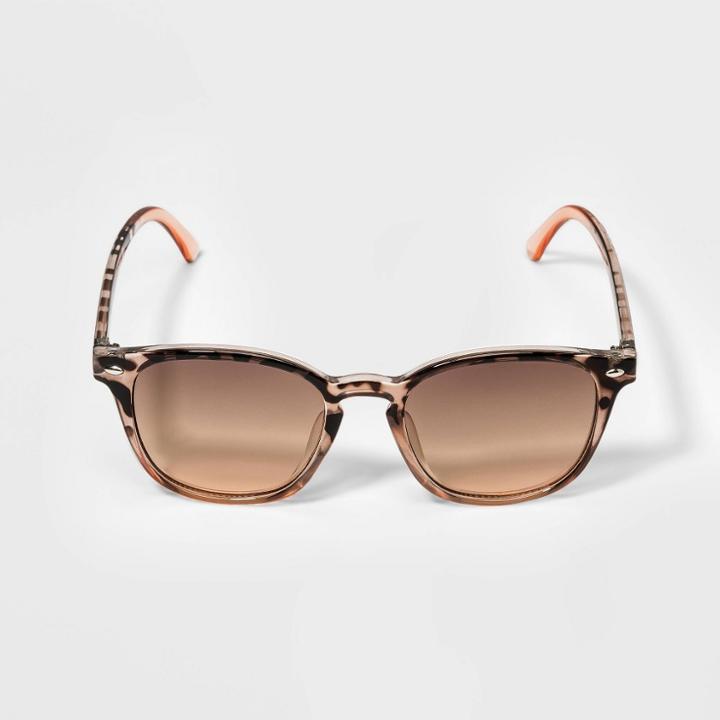 Kids' Square Sunglasses - Art Class Brown