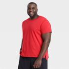 Men's Big & Tall Short Sleeve T-shirt - All In Motion Red Xxxl