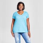Women's Plus Size V-neck T-shirt - Ava & Viv Deep Teal