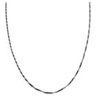 Target Two-tone Chain With Lobster Clasp Closure In Sterling Silver - Black/gray
