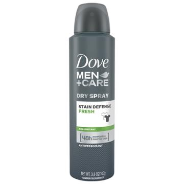 Dove Men+care Dove Men + Care Stain Defense Dry Spray Antiperspirant Fresh