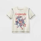 Toddler Boys' Marvel Avengers Short Sleeve Graphic T-shirt - Off-white