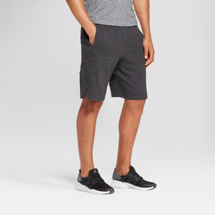 Men's Texture Heather Basketball Shorts - C9 Champion Black Heather