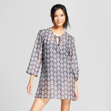 Flora By Rockflowerpaper Rock Flower Paper Women's Sea Turtle Beach Tunic - Grey