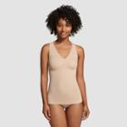 True & Co. True Everybody Women's V-neck Racerback Tank Top - Nude