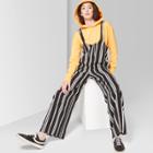 Women's Striped Strappy Scoop Neck Jumpsuit - Wild Fable Black/white